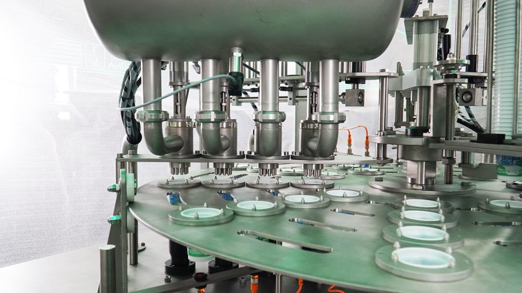 Ayran Filling and Capping Machine D44 - Ayran Filling Machine - Bottle Ayran Capping Machine - Milk and ayran filling machine